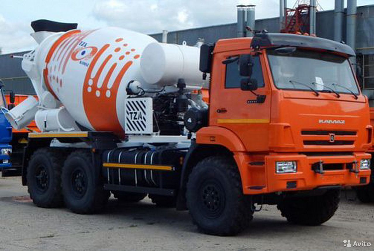 Автобетоносмеситель ТЗА 5814T6 на шасси КамАЗ 43118