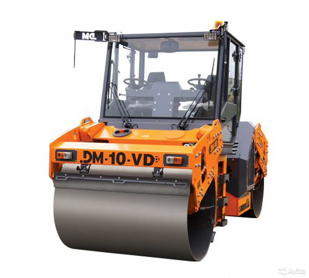 Двухвальцовый каток Завод Дорожных машин DM-10-VD