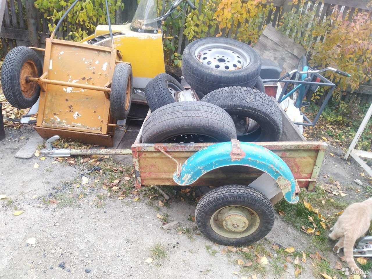 Прицеп (телега) для мотоблока самодельный