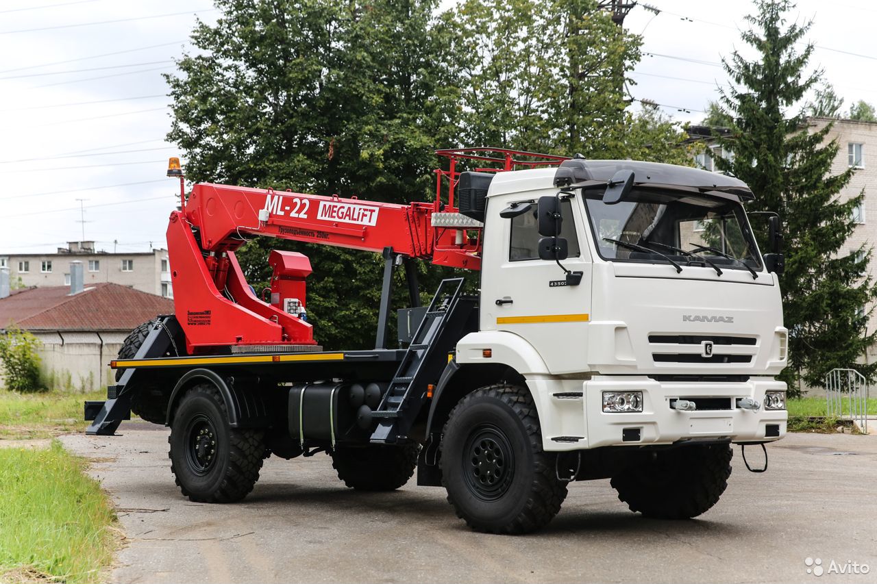 Автовышка КамАЗ 43502 с АГП ПСС-131.22Э