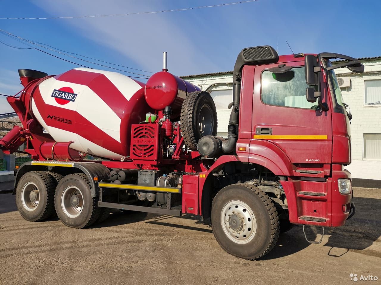 Автобетоносмеситель КамАЗ 65802-001-87 с АБС Tigarbo