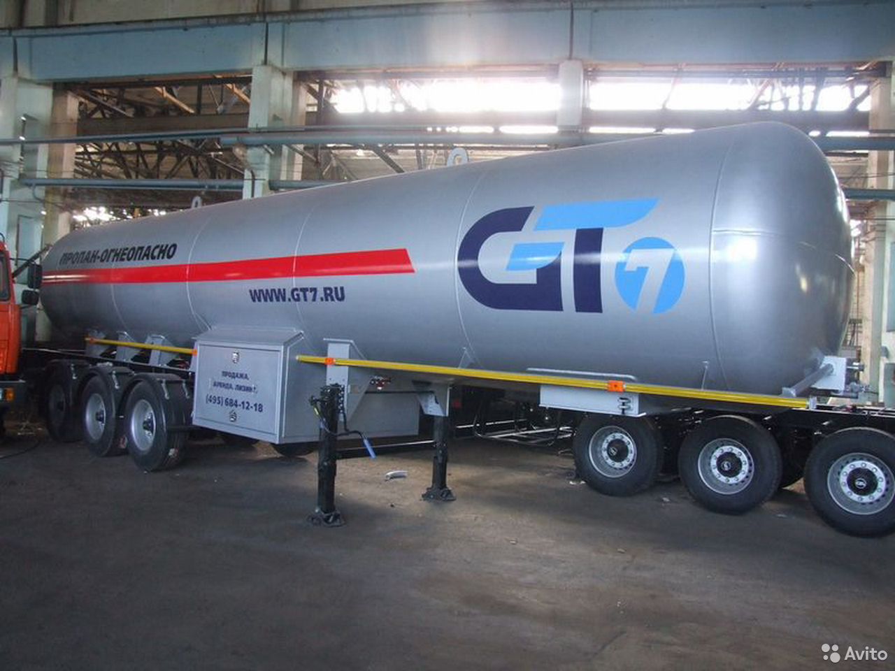Полуприцеп газовоз GT7 ппцт-36