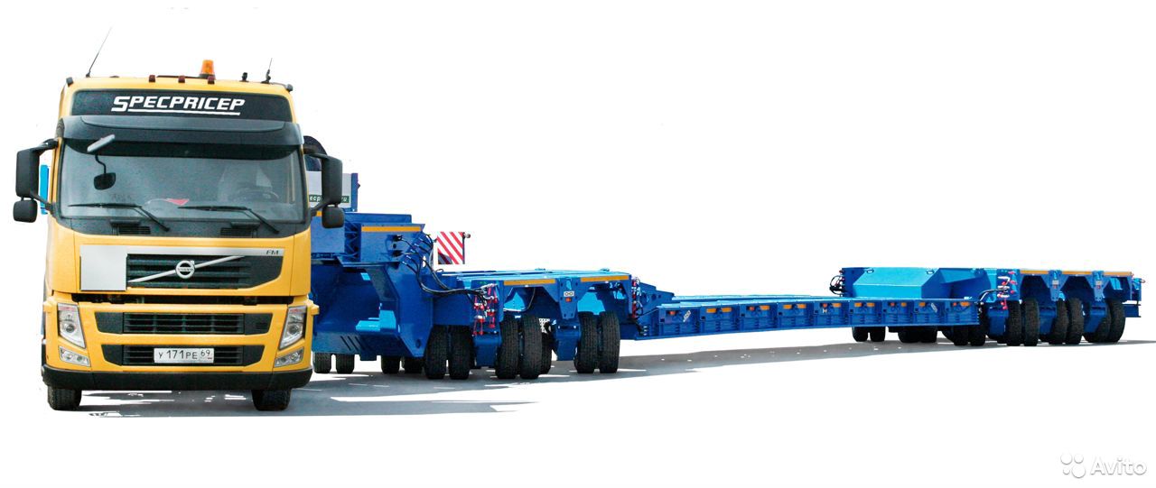 Полуприцеп тяжеловоз Specpricep Модуль 110 тонн