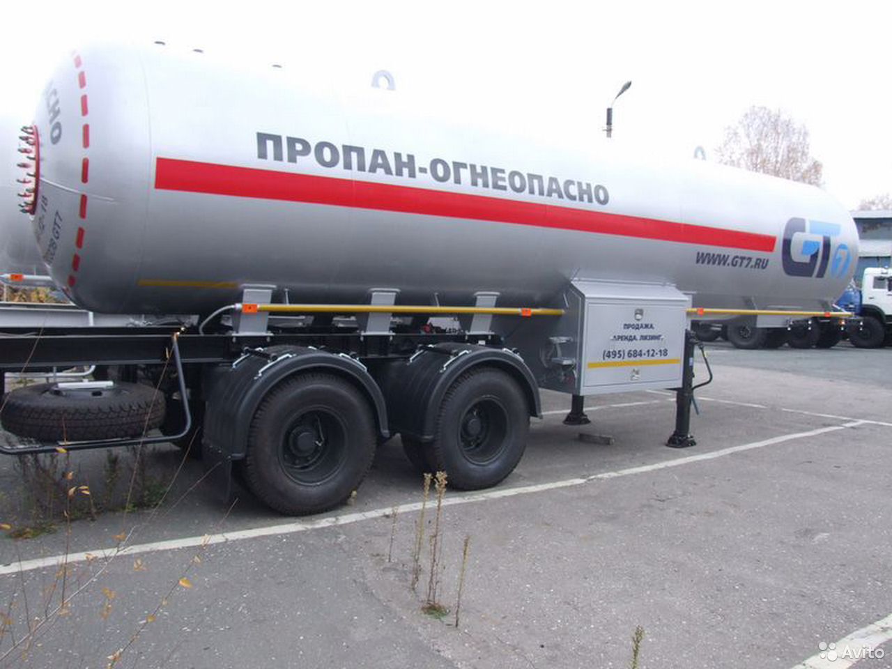 Полуприцеп газовоз GT7 ппцз-31