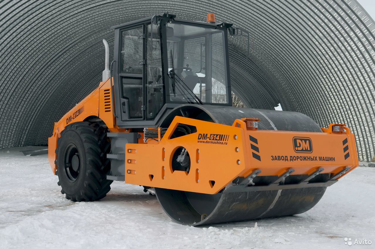 Грунтовый каток Завод Дорожных машин DM-614