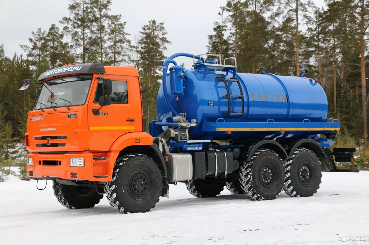 Ассенизатор КамАЗ 43118-23027-50 МВ-10 (ТЛ-740)