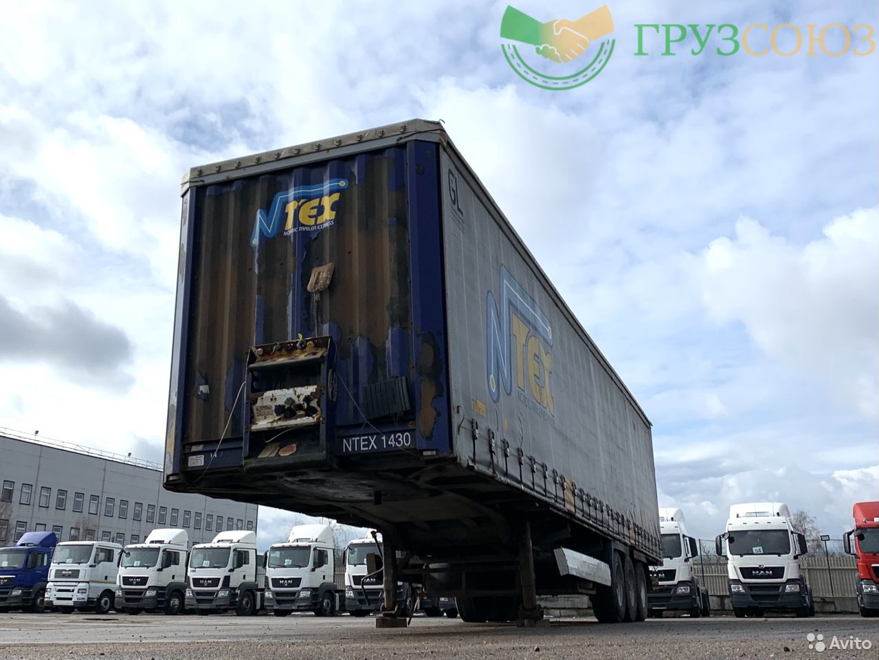 Тентованный полуприцеп Krone SDP27