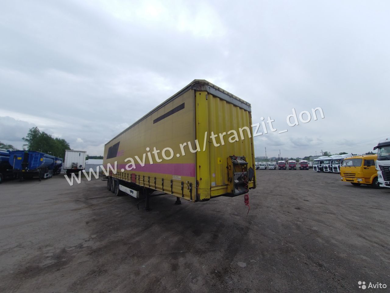 Тентованный полуприцеп Krone