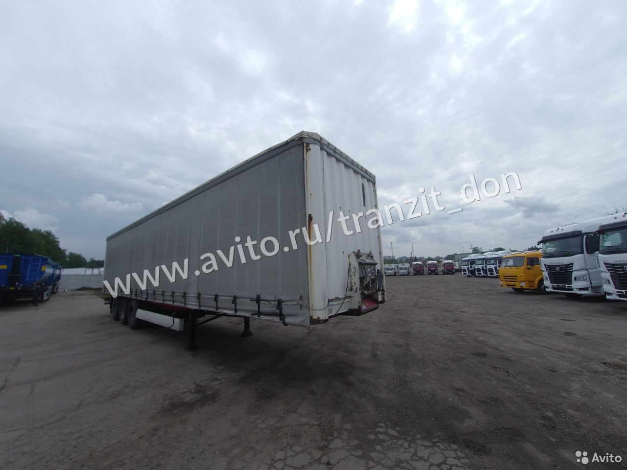 Тентованный полуприцеп Krone