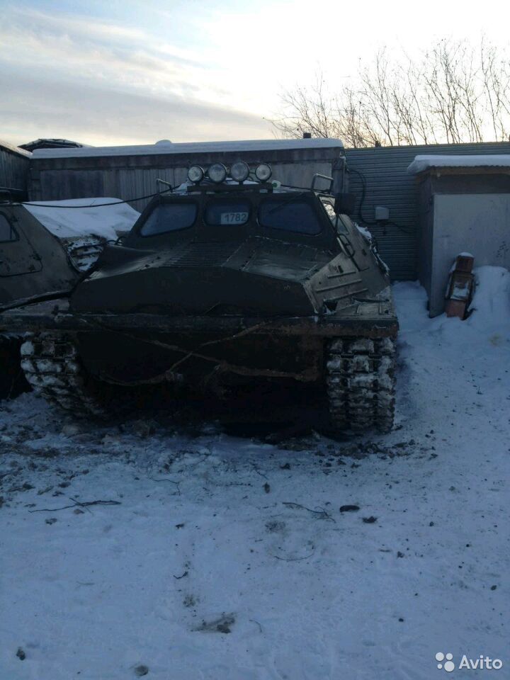 Гусеничный вездеход Рубцовский МЗ ГТТ-21
