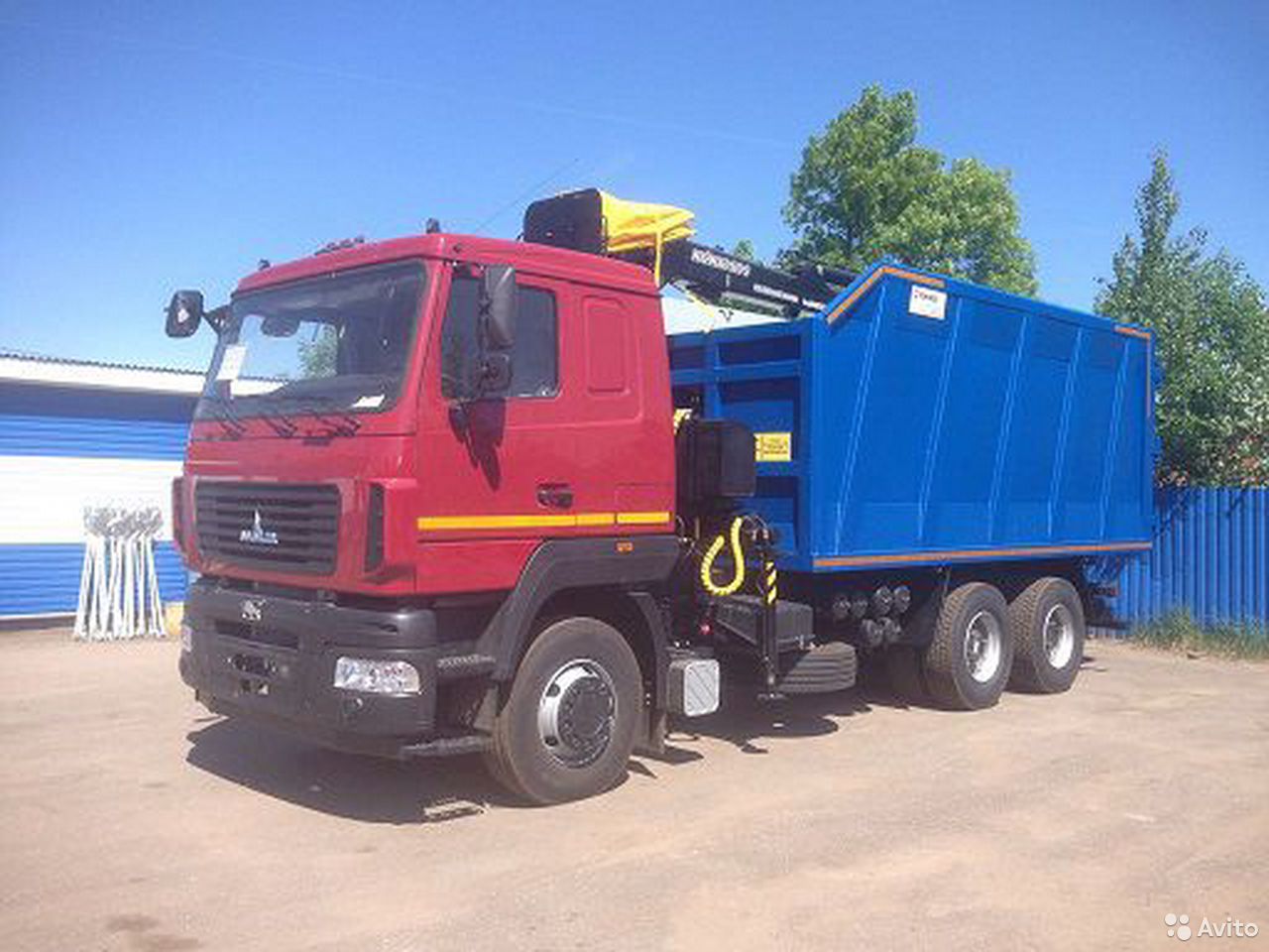 Металловоз (ломовоз) МАЗ 6312С5-8525-012 с ГМУ Майман-110S
