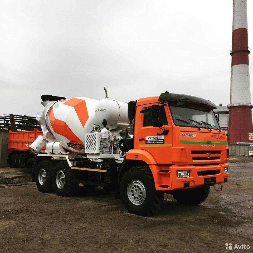 Автобетоносмеситель Tigarbo 69360Е на шасси КамАЗ 43118-23027-50