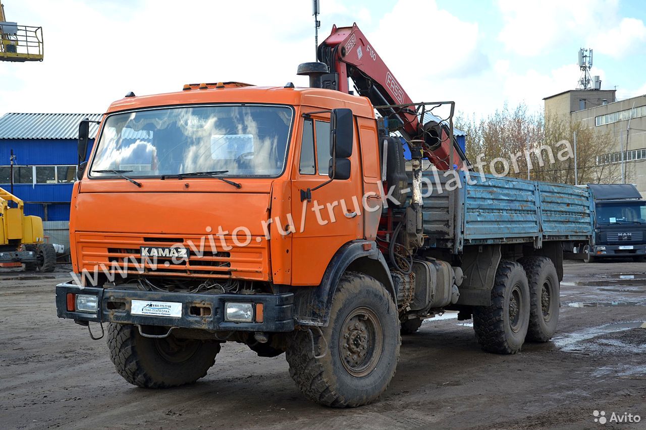 Бортовой грузовик с КМУ КамАЗ 43118 с КМУ Fassi F-150 A.22