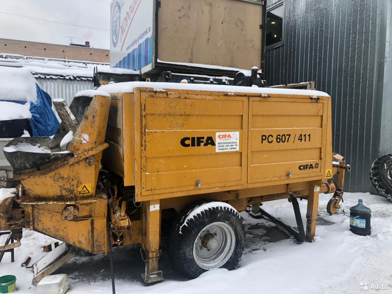 Бетононасос CIFA PC 607/411