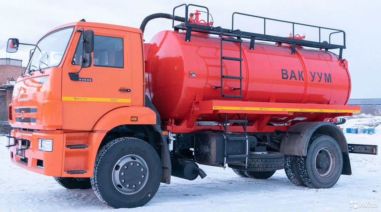 Ассенизатор КамАЗ 53605 МВ-12 (4680D)