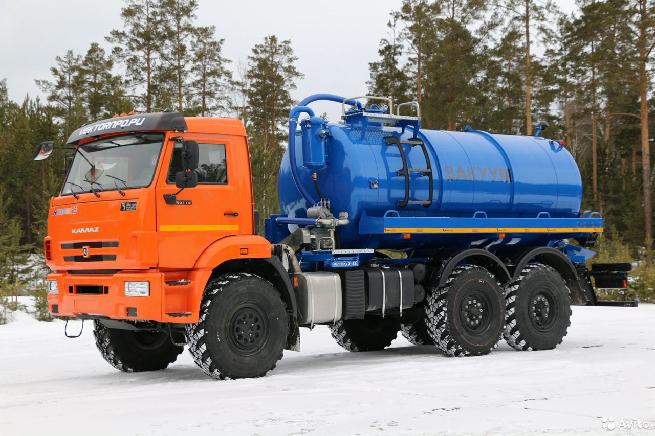 Ассенизатор КамАЗ 43118-23027-50 МВ-10 (ТЛ-740)