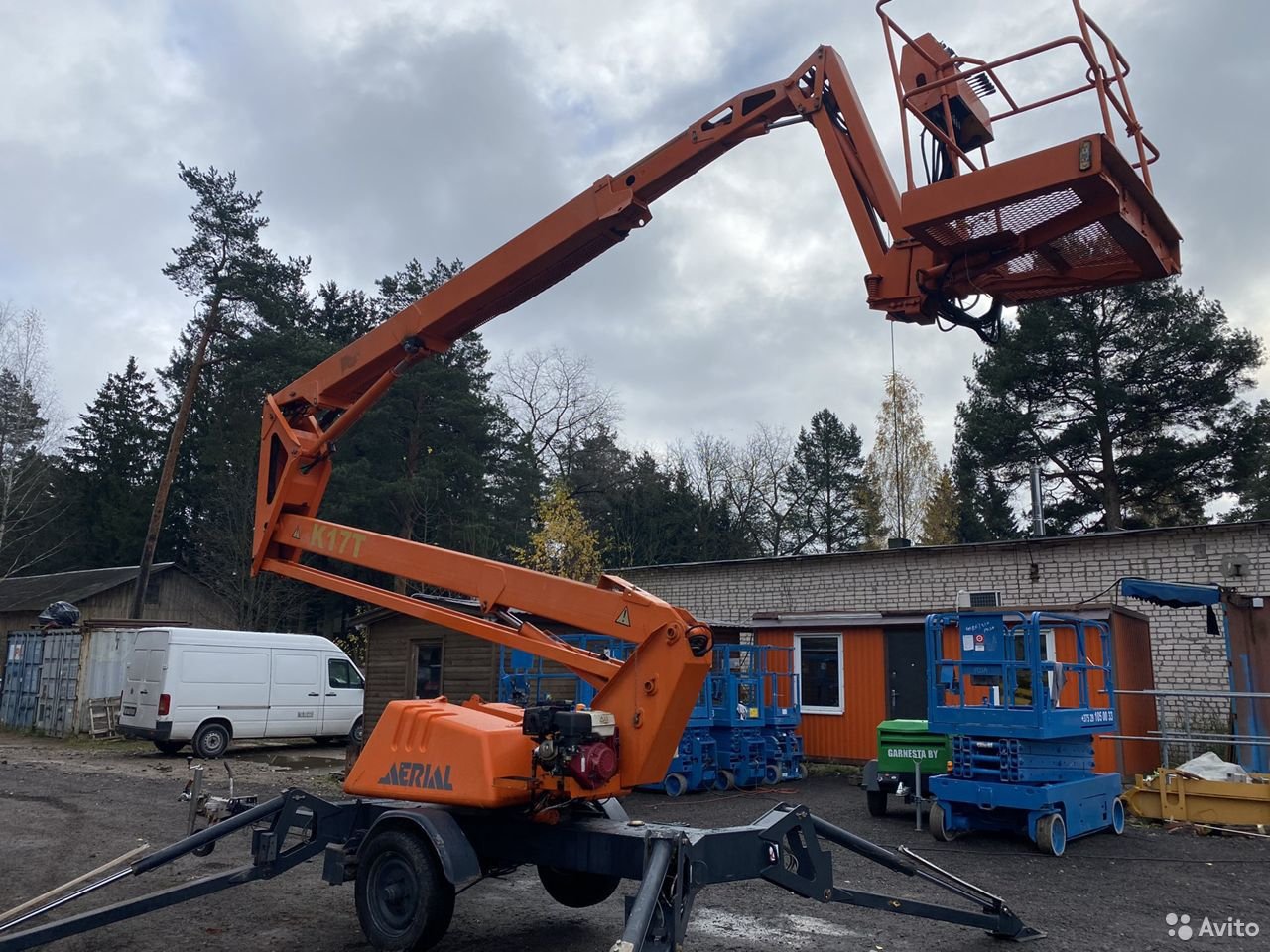 Коленчатый подъемник Nifty Lift 170 Aerial K (прицепной)