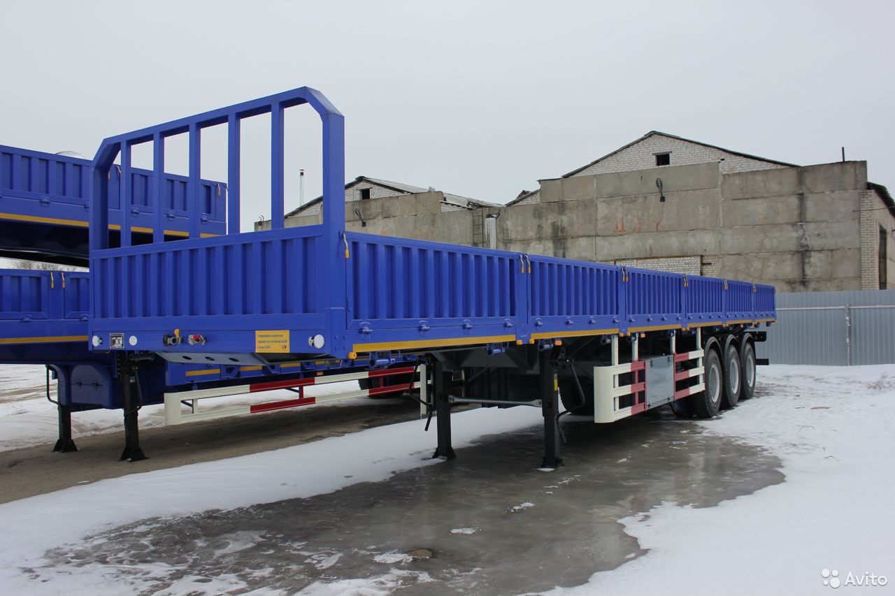 Бортовой полуприцеп AMUR LYR9600JS