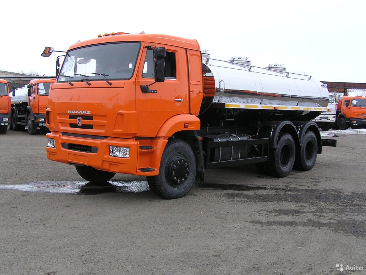 Автоцистерна КамАЗ АЦПТ-9,8 молоковоз