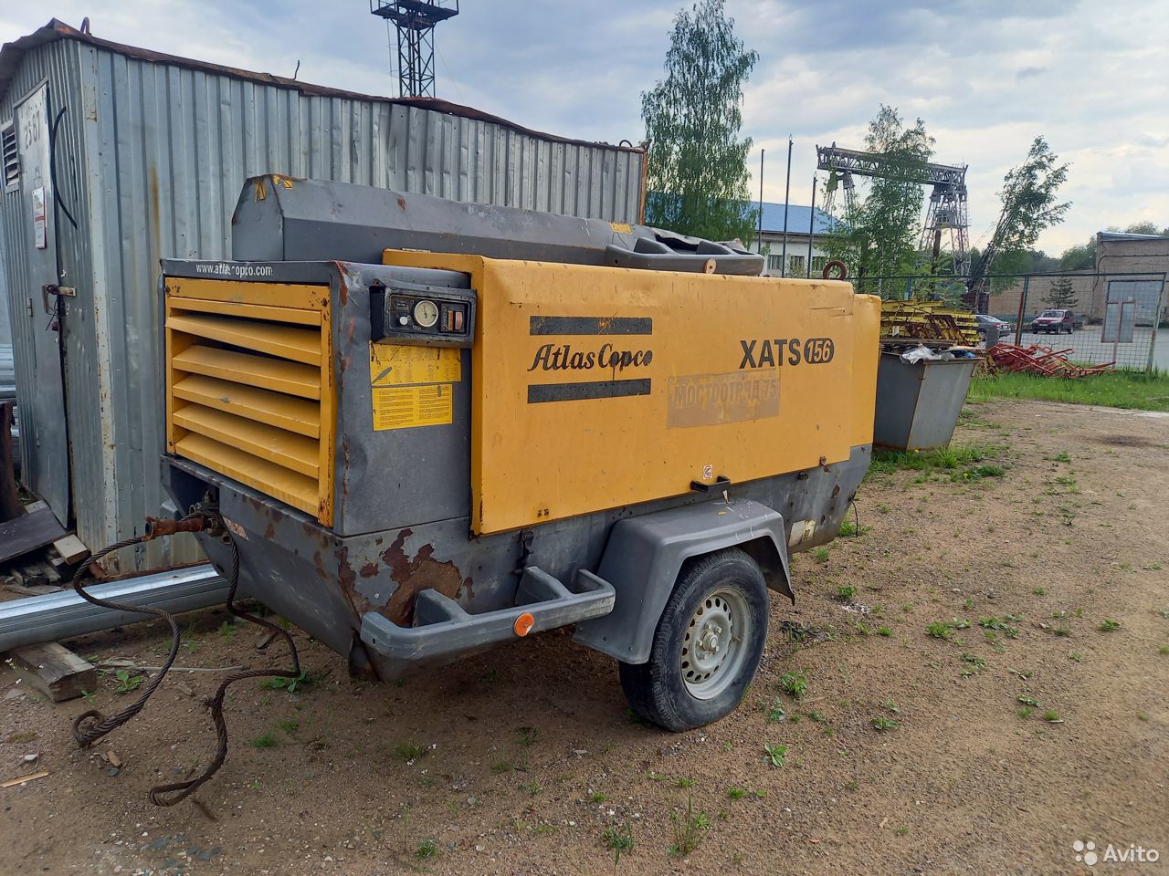 Передвижная компрессорная станция Atlas Copco XATS 156DD