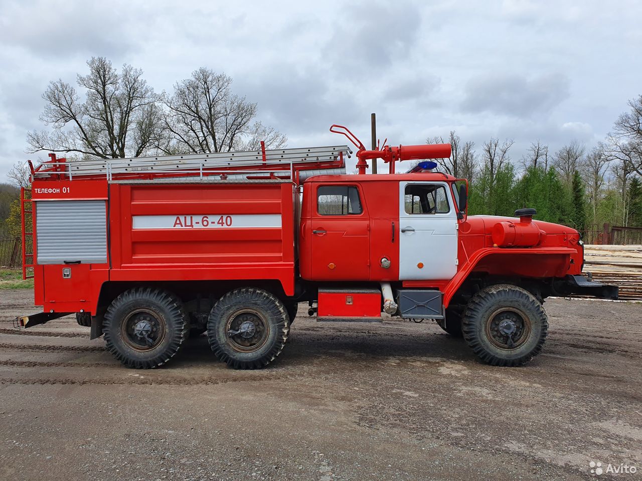 Пожарная машина УРАЛ 58812В АЦ-6-40
