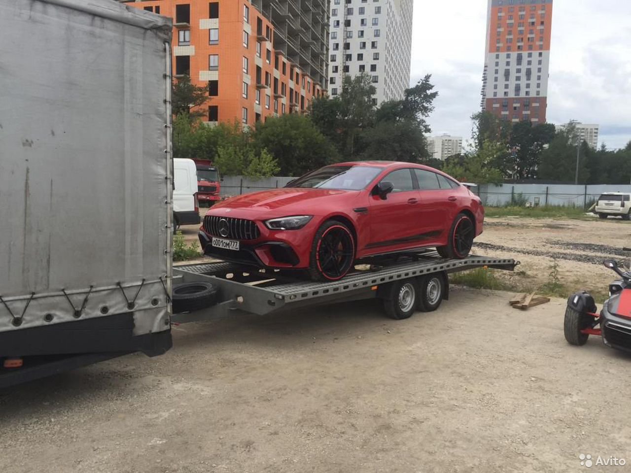 Легковой прицеп-автовоз Rydwan Euro B3000