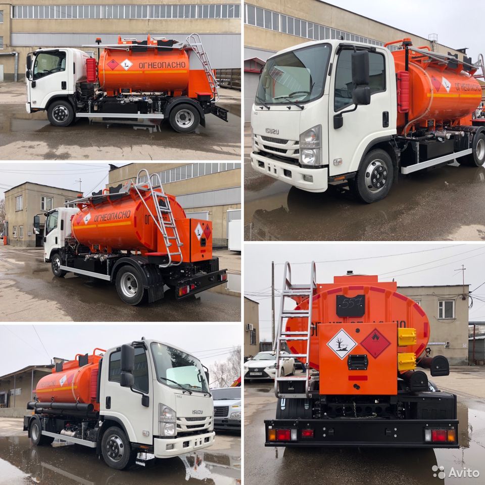 Бензовоз Isuzu NQR 90 LH (АТЗ 5,3 м3)