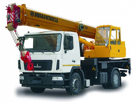 Автокран Ивановец КС-35715 на шасси МАЗ 5340С2