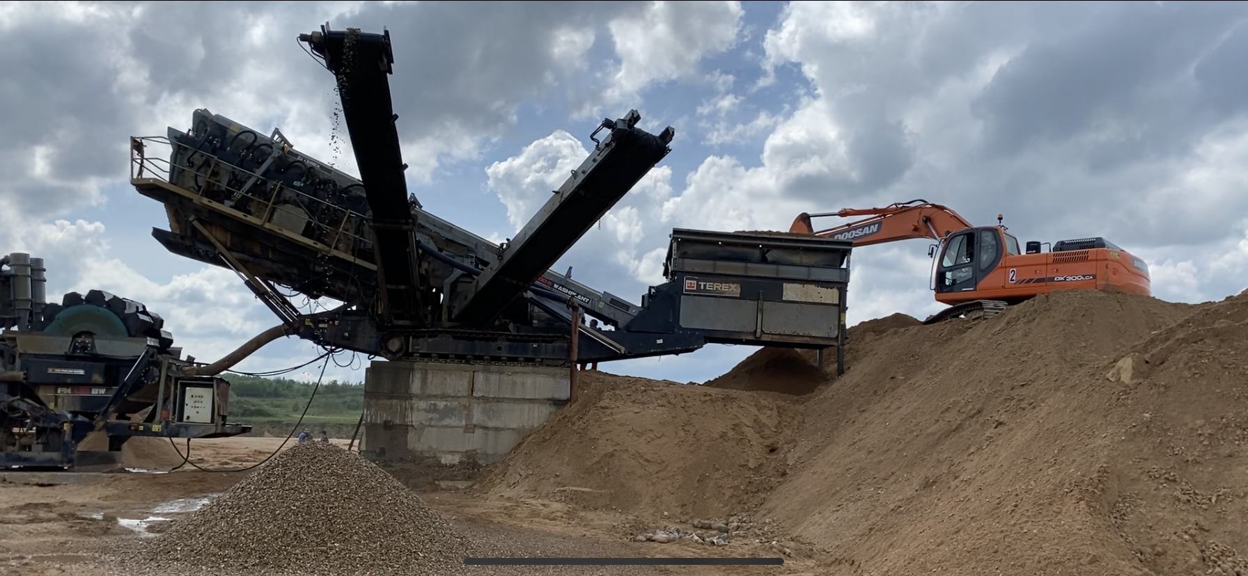 Грохот Terex M2100-3 (сортировочная установка)
