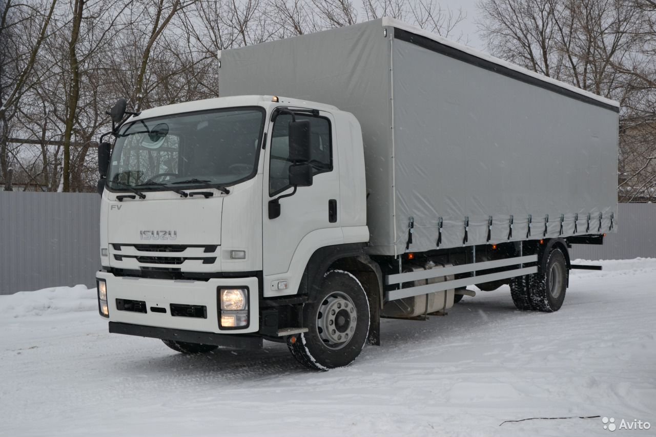 Тентованный грузовик Isuzu FVR34