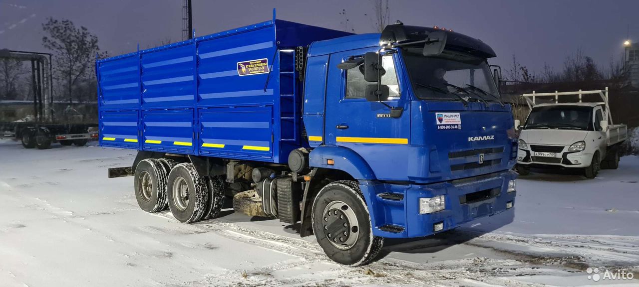 Кузов зерновоз Металлстрой64 на КамАЗ 65115