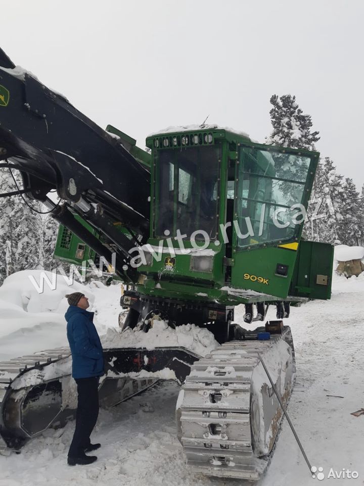 Валочно-пакетирующая машина John Deere 909К