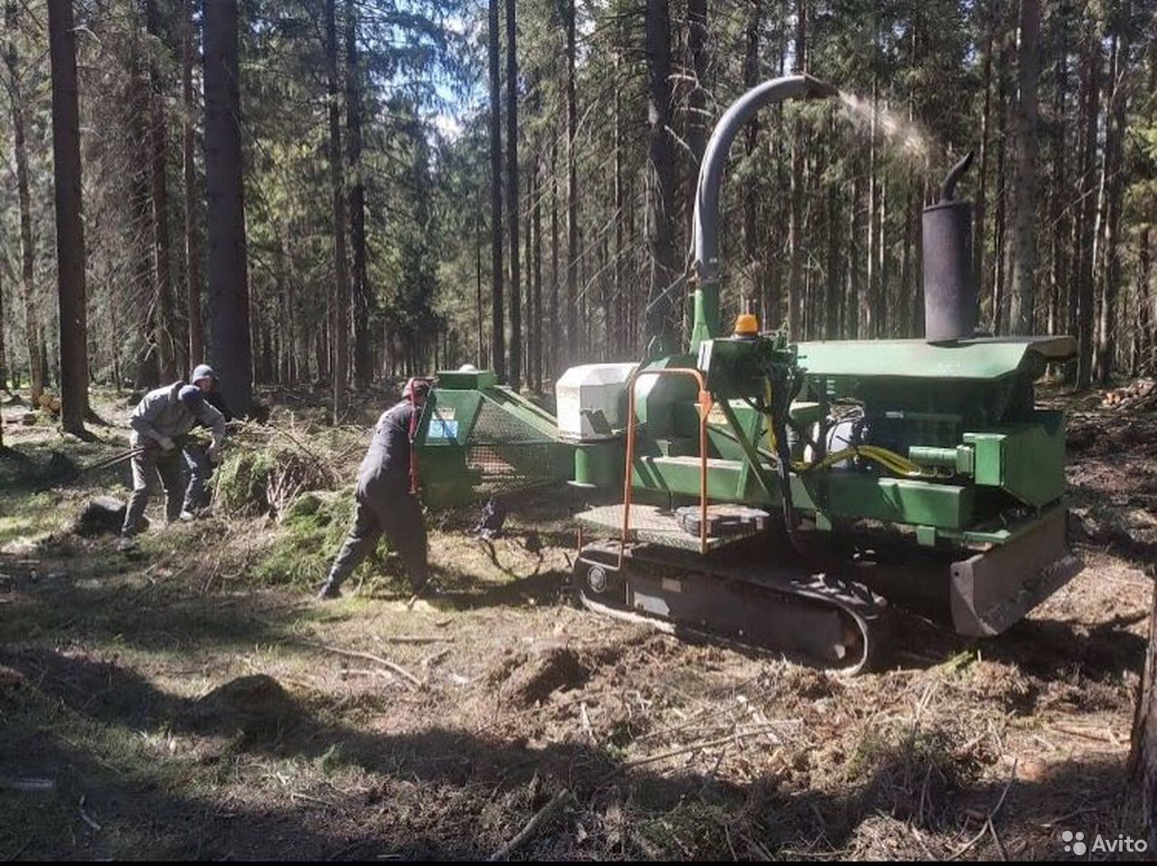 Измельчитель веток Gandini Chipper гусеничный
