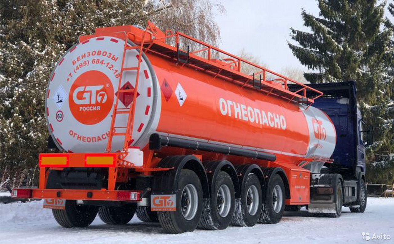 Полуприцеп бензовоз GT7 33 м3