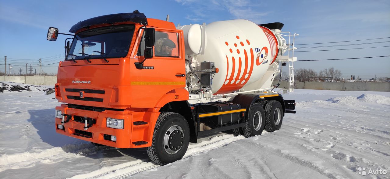 Автобетоносмеситель КамАЗ 6520-3035-48 с АБС ТЗА 5814Z9