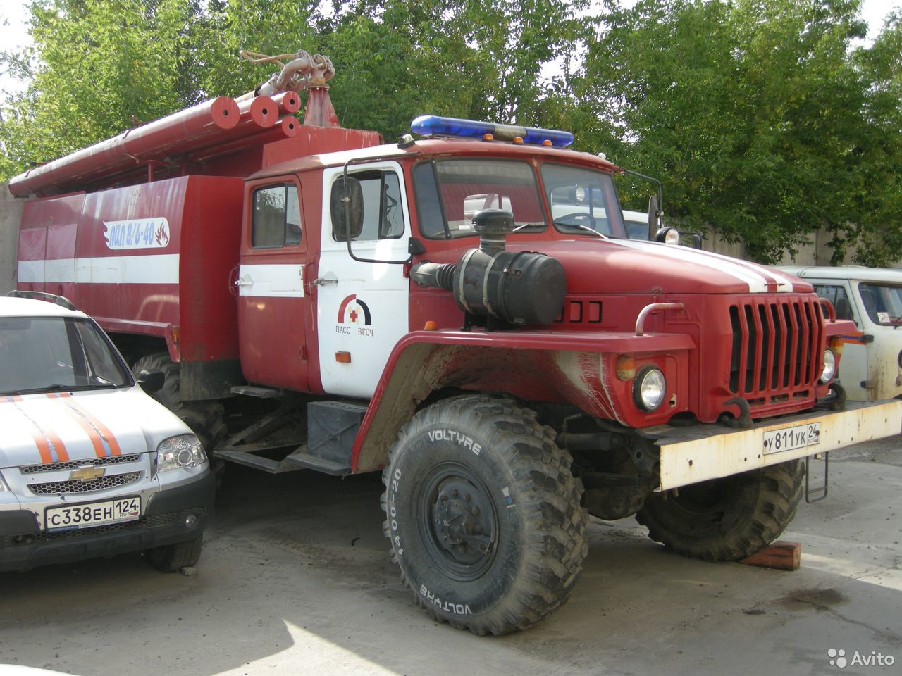 Пожарная машина УРАЛ 5557 АЦП 8/6-40