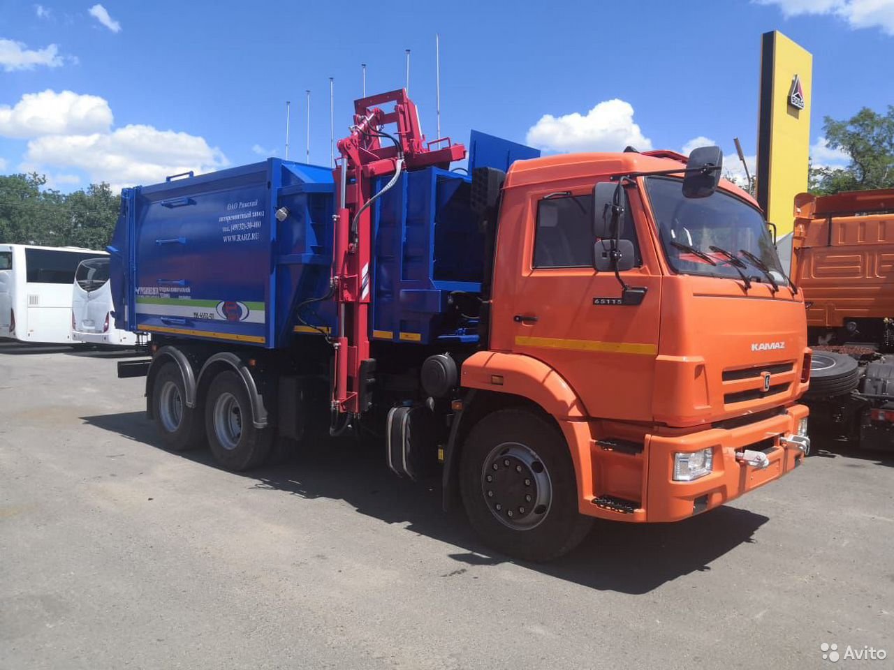 Мусоровоз РАРЗ МК-4552-07 на шасси КамАЗ-65115-3082-50