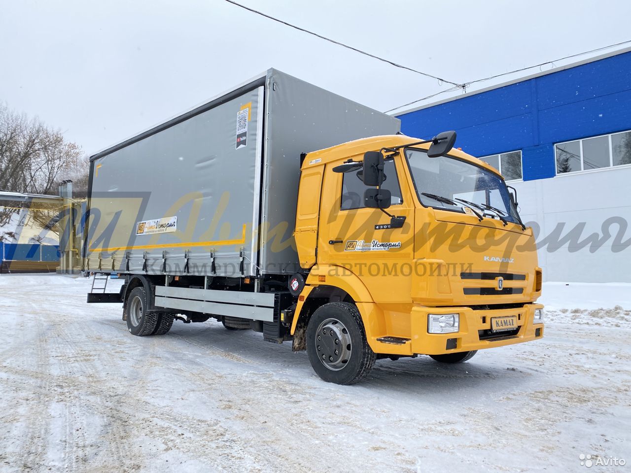 Тентованный грузовик КамАЗ 4308