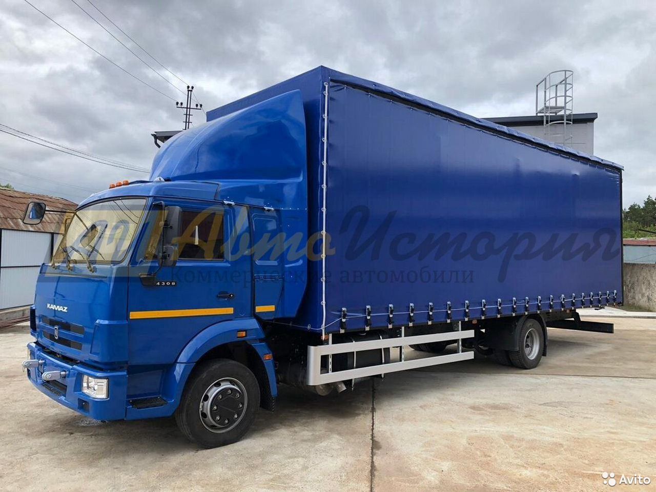 Тентованный грузовик КамАЗ 4308