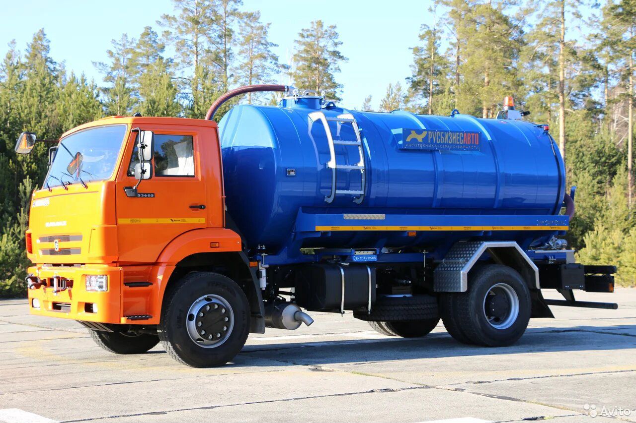 Ассенизатор КамАЗ 53605 МВ-12 (ТЛ740)