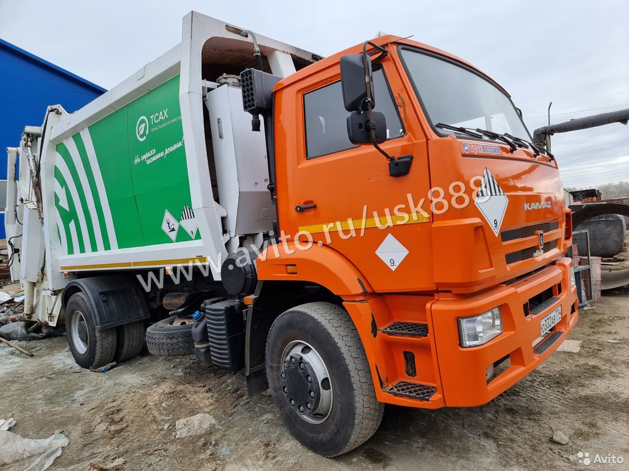 Мусоровоз Коммаш Мценск КО-427-72 на шасси КамАЗ 53605-А5