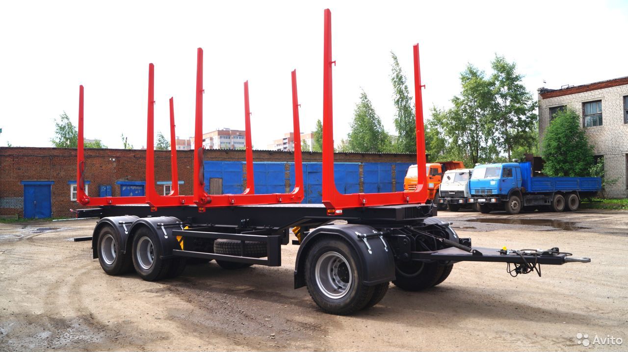 Прицеп лесовоз (сортиментовоз) НАБИ 84755 8м