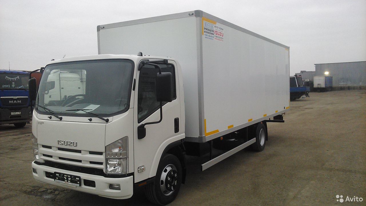 Промтоварный фургон isuzu ELF 7.5