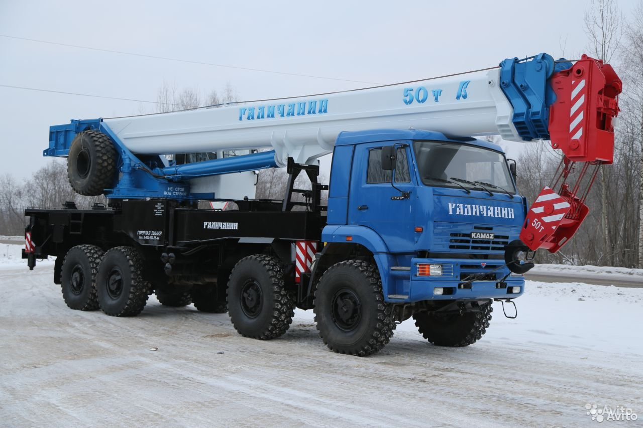 Автокран Галичанин КС-65713-5 на шасси КамАЗ 6560
