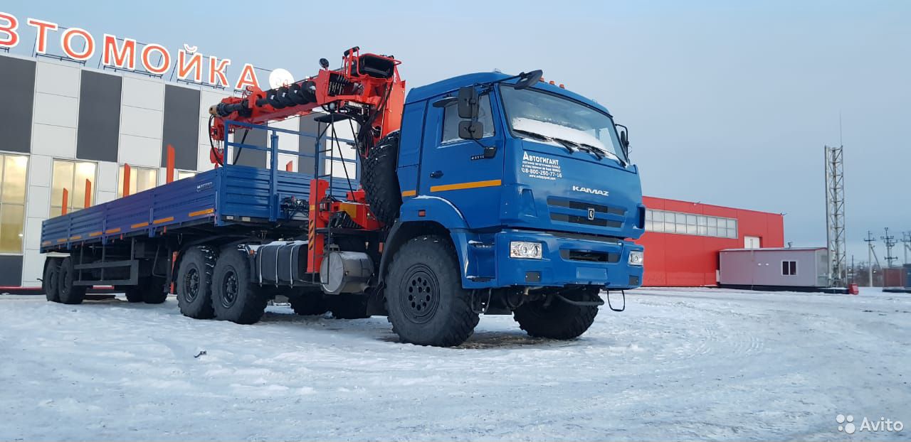 Седельный тягач КамАЗ 43118 с КМУ Канглим 1256