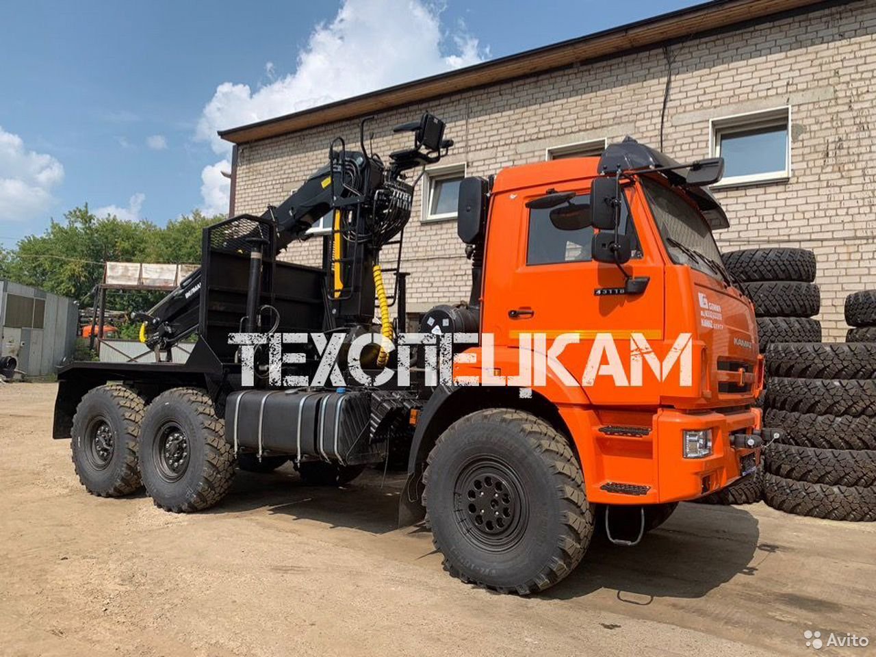 Сортиментовоз КамАЗ 43118 с VC8