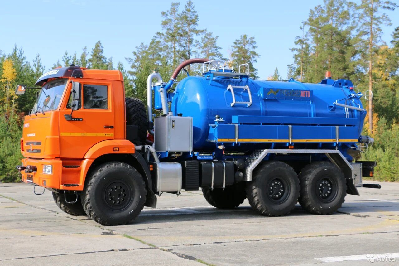 Илосос МВС-10 на шасси КамАЗ 43118-50