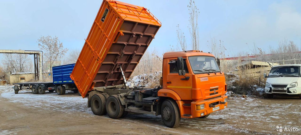 Кузов зерновоз Металлстрой64 на КамАЗ 45143