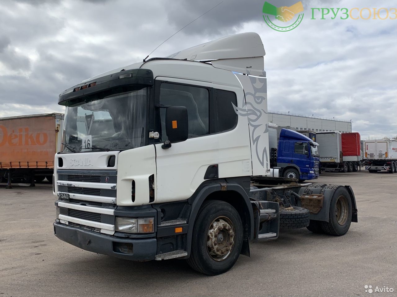 Седельный тягач Scania P114