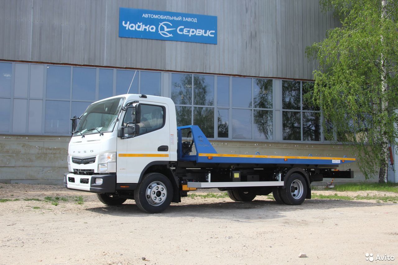 Эвакуатор Mitsubishi Fuso Canter с платформой сдвижного типа